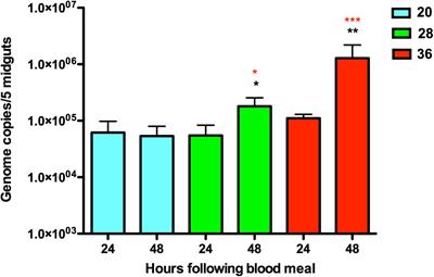 Temperature Dramatically Shapes Mosquito Gene Expression With Consequences for Mosquito–Zika Virus Interactions